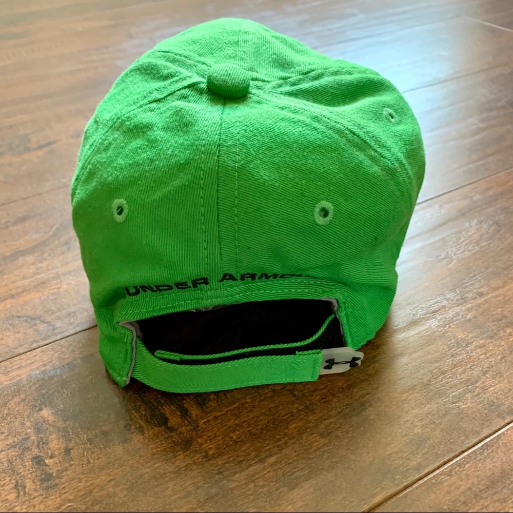 Under Armour Heatgear Green Baseball Cap Youth - Picture 4 of 9